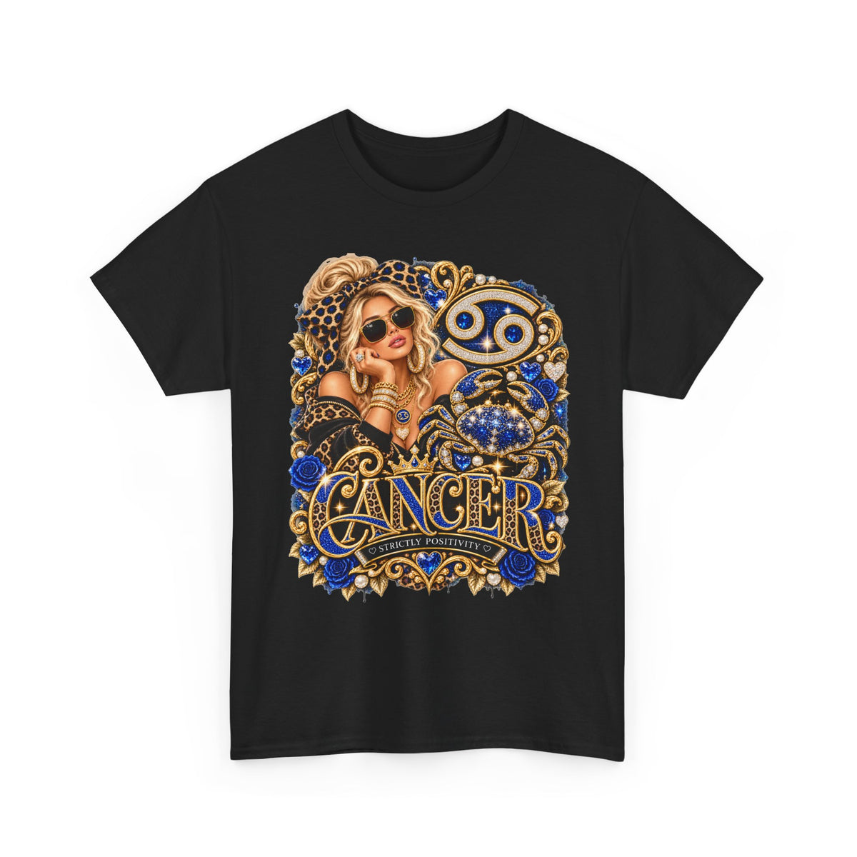 Cancer Zodiac Astrology Graphic Tee - Strictly Positivity
