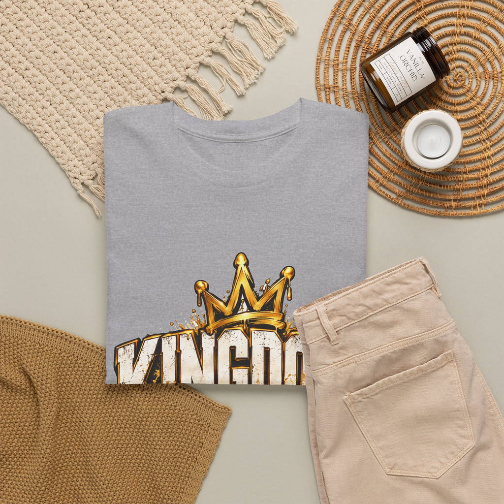Kingdom Minded Men's Tee — Christian Crown Graphic T-Shirt - Strictly Positivity