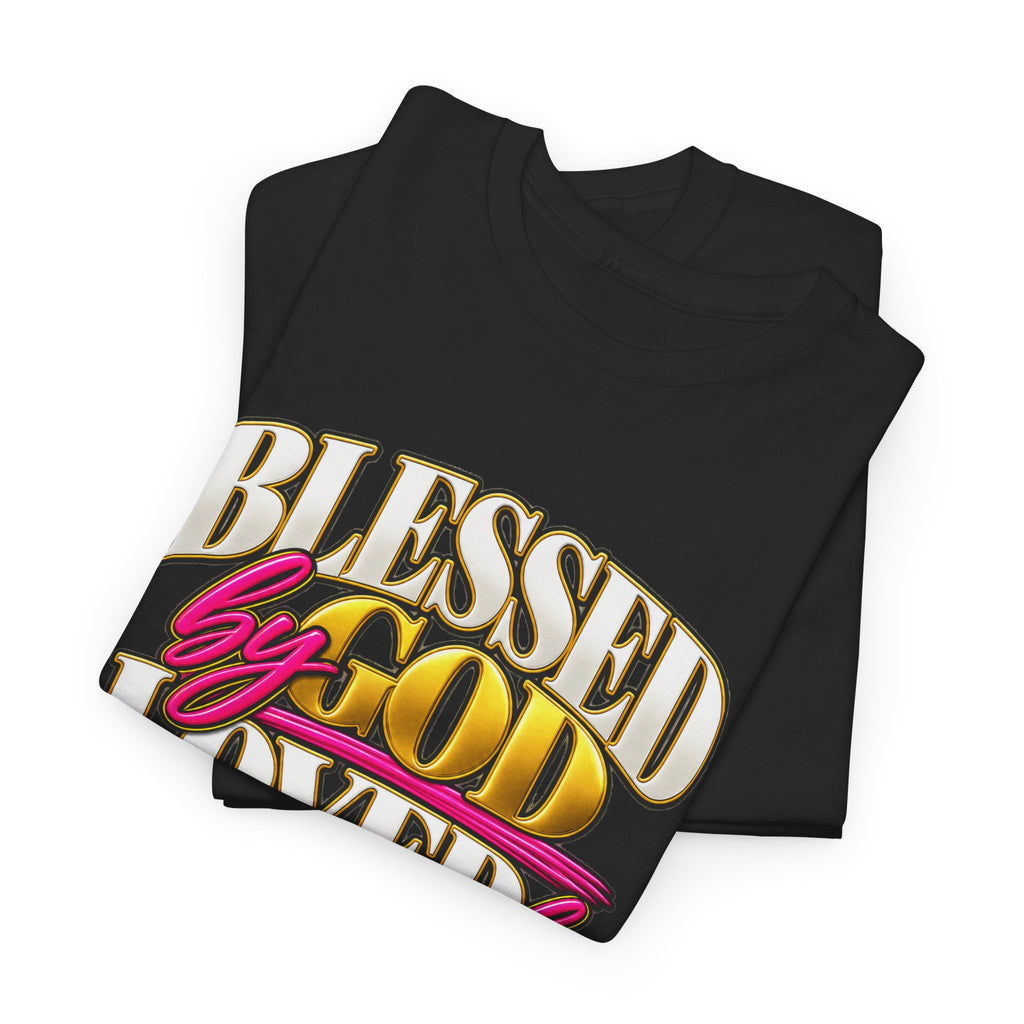 Blessed by God, Loved by Jesus, Led by the Spirit T-Shirt - Strictly Positivity