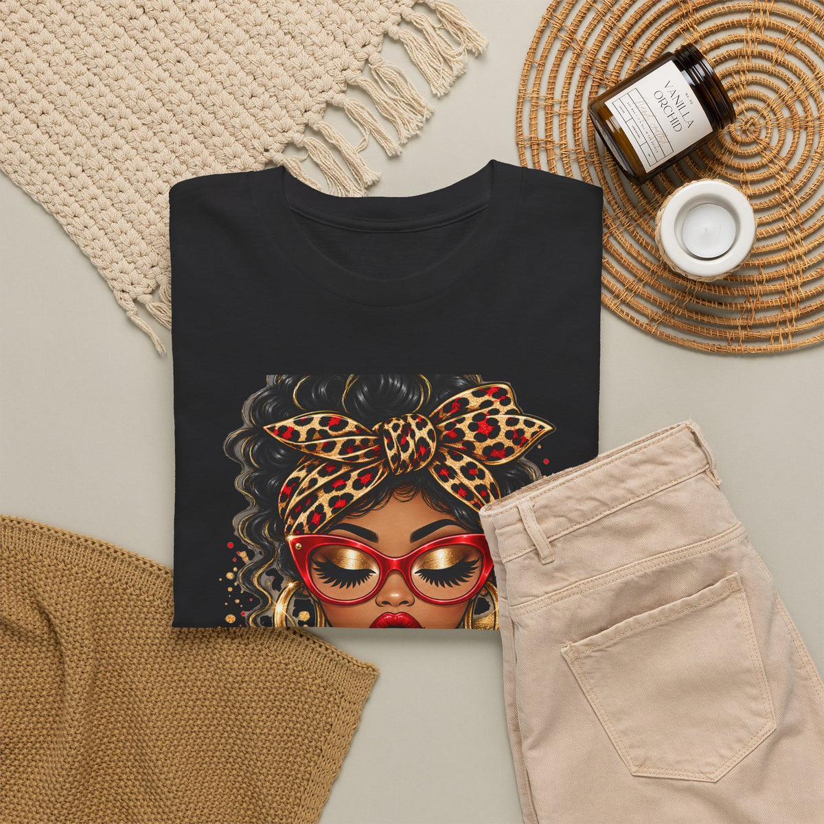 I Match Energy Tee — Bold Afrocentric Graphic T-Shirt ("How We Acting Today?") - Strictly Positivity