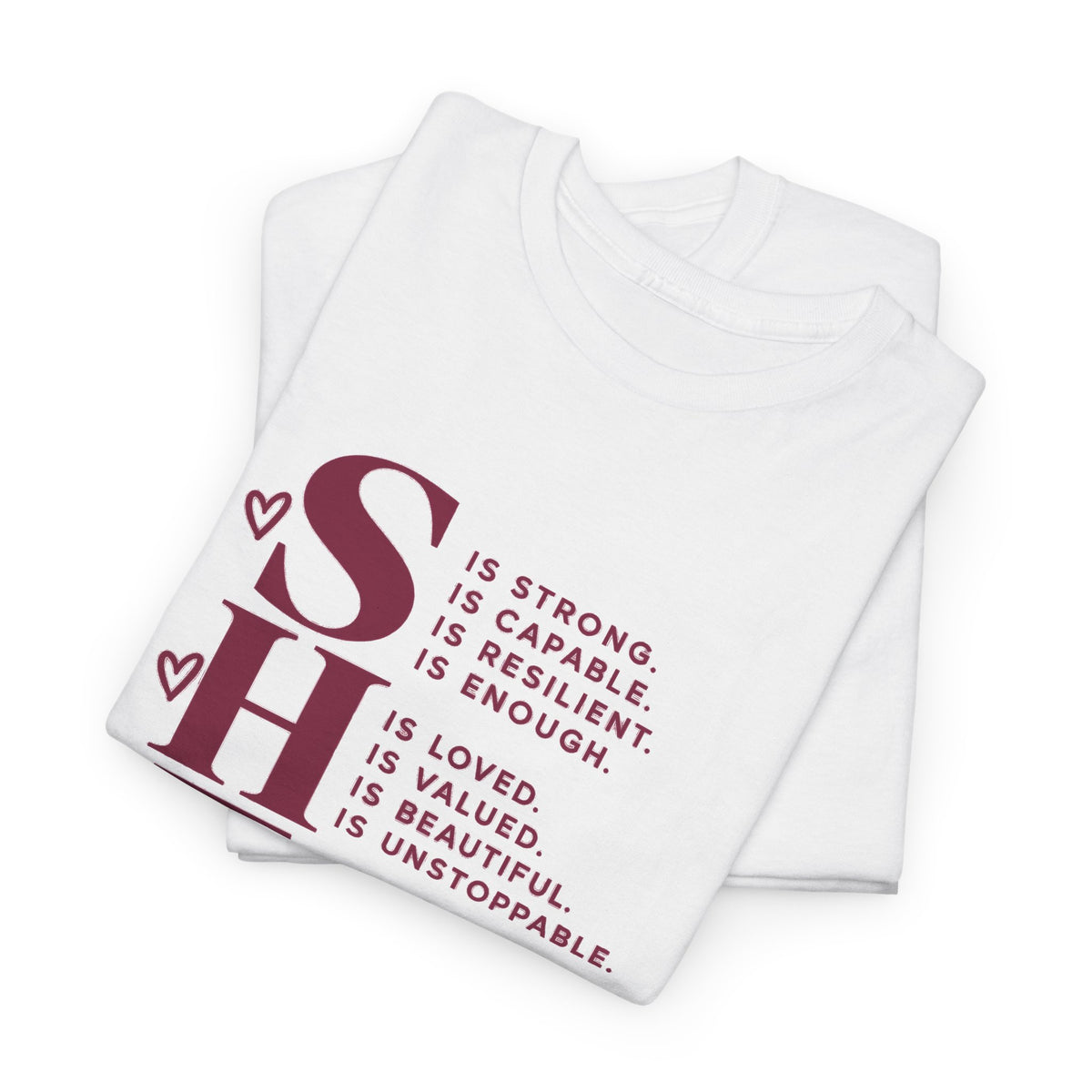 SHE Is Me Inspirational Women's Empowerment Tee - Strictly Positivity